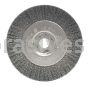 Weiler 00155 4" .006 SS TLA 1/2-5/8 Crimped Wire Wheel