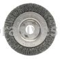 Weiler 00204 3" Narrow Face Crimped Wire Wheel .006" Steel Fill 1/2"-3/8" Arbor Hole