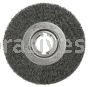Weiler 01049 6" Narrow Face Crimped Wire Wheel .008" Steel Fill 1-1/4" Arbor Hole