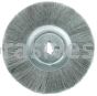 Weiler 01299 12" Narrow Face Crimped Wire Wheel .006" Steel Fill 1-1/4" Arbor Hole