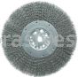 Weiler 01518 10" Maximum Density Crimped Wire Wheel .014" Steel Fill 3/4" Arbor Hole
