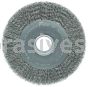 Weiler 03200 10" Wide Face Crimped Wire Wheel .014" Steel Fill 2" Arbor Hole
