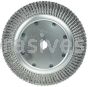 Weiler 08339 14" High Density Standard Twist Knot Wire Wheel .020" Steel Fill 1-1/4" Arbor Hole