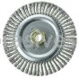 Weiler 09500 Roughneck Jr. 6" Root Pass Weld Cleaning Brush .020" Stainless Steel Wire Fill 5/8"-11 UNC Nut