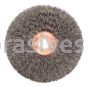 Weiler 15543 3" Small Diameter Crimped Wire Wheel .008" Steel Fill 1/2" Arbor Hole