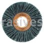 Weiler 17543 2" Small Diameter Nylox Wheel Brush .022/320 SC Crimped Fill 1/2"Arbor Hole