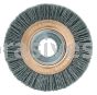 Weiler 31245 3" Heavy-Duty Narrow Face Nylox Wheel .040/80 SC Crimped Fill 5/8"-1/2" Arbor Hole