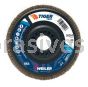 Weiler 50004 4-1/2" Tiger Trim Abrasive Flap Disc Angled Type 29 Trimmable Backing 80 Z 7/8" Arbor Hole