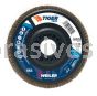 Weiler 50005 4-1/2" Tiger Trim Abrasive Flap Disc Conical Type 29 Trimmable Backing 120 Z 7/8" Arbor Hole
