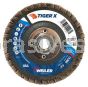 Weiler 51207 4-1/2" Tiger X Flap Disc Conical Type 29 Phenolic Backing 80 Z 5/8"-11 UNC Nut