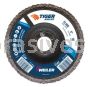 Weiler 51306 5 Tiger Angled Radial Zirc Flap Disc 40 Z 7/8 Arbor Hole
