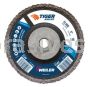 Weiler 51309 5 Tiger Angled Radial Zirc Flap Disc 40 Z 5/8-11 Nut