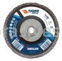 Weiler 51311 5 Tiger Angled Radial Zirc Flap Disc 80 Z 5/8-11 Nut