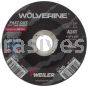 Weiler 56475 4-1/2" x 3/32" Wolverine Type 27 Cutting Wheel A24T 7/8" AH