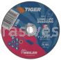 Weiler 57069 3" x 1/4" TIGER AO Type 1 Snagging Wheel A24T 1/4" AH