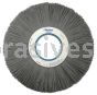 Weiler 84710 12" Crimped Filament Nylox Wheel .022/320 SC Fill 4-1/4" Arbor Hole