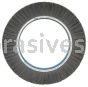 Weiler 85440 20" Crimped Filament Nylox Wheel .035/180 SC Fill 12" Arbor Hole