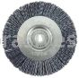 Weiler 86165 Burr-Rx 4" Narrow Face Wheel .026/120 CG Crimped Fill 1/2"-3/8" Arbor Hole
