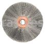 Weiler 99307 2" Small Diameter Crimped Wire Wheel .003" Steel Fill 1/4" Arbor Hole