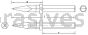 CS Unitec&trade; EX320R-14B Bull Point Chisel 1-1/4" Hex Copper Beryllium