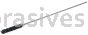 Weiler 34120 CrossFlex Standard Duty Bore Brush 6mm Diameter 180 SC Grit