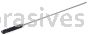 Weiler 34121 CrossFlex Standard Duty Bore Brush 6mm Diameter 240 SC Grit