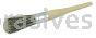 Weiler 40036 1" Parts Cleaning Brush Tampico Fill 2-3/4" Trim Length Plain Foam Round Sash Handle