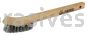 Weiler 44251 Small Hand Wire Scratch Brush Crimped Aluminum Fill Wood Block 2 x 9 Rows