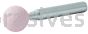 Norton 69078645338 B121 1/2" Ball Pink 86A A/O Vitrified Bond Mounted Point