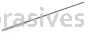 1.015" Nylox Micro Abrasive Tube Brush, 600 Grit AO, 1" B.L. (TW-.1.015)