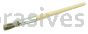 Weiler 40077 7/16" Bridled Glue Brush Grey China Bristle 1-1/4" Trim Length Long Foam Handle