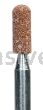 Norton A24 1/4 x 3/4 Gemini 38A M/J6 1/4 x 1-1/2 Vitrified Bond Mounted Points - A Shapes