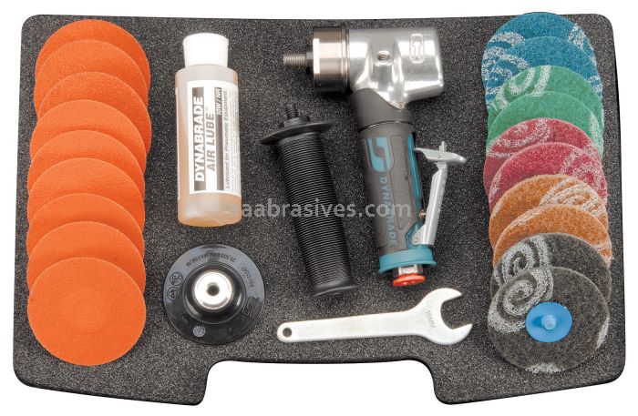 Dynabrade 48420 - 3" Dia. Epic Finish Kit With 48410 Gearless Disc Sander