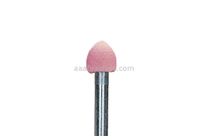 B-47, 1/8x5/32x1/8"sk, Mounted Point, Vitrified, PA/O