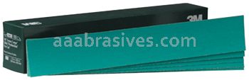 3M&trade; 7000044880 80 2-3/4 x 16 1/2 Green Corps&trade; Stikit&trade; Production&trade; Sheet