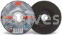 3M&trade; 7100139230 4-1/2 x .045 x 7/8 Type 27 Silver Cut-Off Wheel 87466
