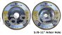 7x1/4x7/8 Grinding Wheel T-27 Resin Bond WA24S Stainless Steel