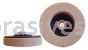 4-1/2x7/8 Soft D5/H25 Felt Polishing Flap Disc with Fiberglass Back