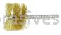 Weiler 21152 1-1/2" Power Tube Brush .008" Brass Wire Fill 1" Brush Length