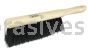 Weiler 25251 8" Counter Duster Black Tampico Fill Medium Brushing
