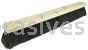 Weiler 42049 36" Medium Sweep Floor Brush Black Tampico Center with Horsehair Casing Includes Brace