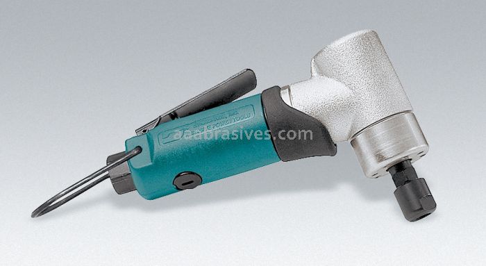 Dynabrade 52252 - .4 hp 7 Degree Offset Die Grinder 30,000 RPM, Gearless, Front Exhaust, 6 mm Collet