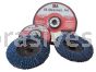 7x7/8 #50 Zirc T-29 (Angled), Abrasive Flap Disc Standard, Phenolic Backing