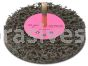 4x1/2x1/4"sk, Strip-It Mounted Wheel (Lava Mounted Wheel), Extra Coarse