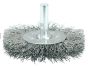 Weiler 17962 2-1/2" Stem-Mounted Crimped Wire Radial Wheel .014" Steel Fill 1/4" Stem