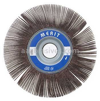 10 x 1 x 1-3/4 60 Merit Grind-O-Flex Large Diameter Flap Wheels