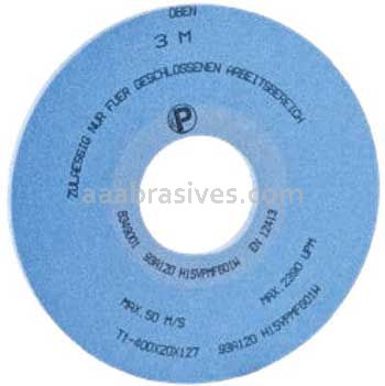 3M™ 7100219192 Cubitron™ II Vitrified Grinding Wheel 92VC T1-406.4X31.8X127 93DA60/80 F15VPHH901W-50M/S ANSI