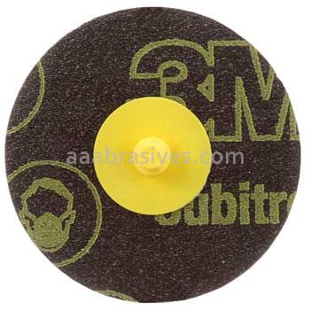 3M™ 7000000555 3” 80 Grit YF-wt 777F Ceramic TR Roloc™ Sanding Disc