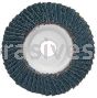 7 x 7/8 40 Grit Merit Type 29 Zirc Powerflex Flap Discs