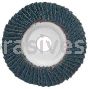 7 x 7/8 24 Grit Merit Type 29 Zirc Powerflex Flap Discs